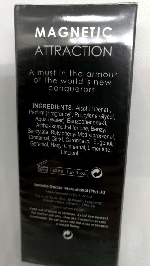 IG Man `Magnetic Attraction` Eau de Toilette 50ml